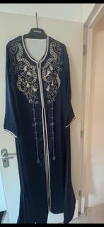 Blauwe Kaftan met Borduurwerk, Maat 38/40 (M), Blauw, Ophalen of Verzenden, Zo goed als nieuw