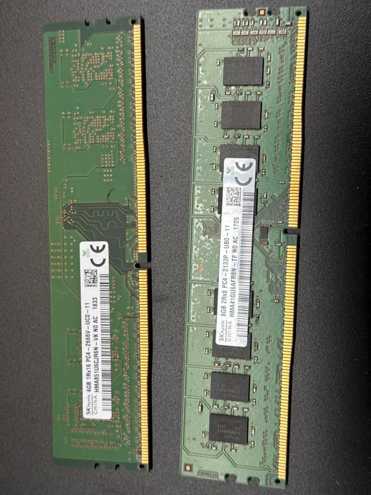 PC4 4GB & 8GB DDR4 RAM Geheugen, Computers en Software, RAM geheugen, Gebruikt, Desktop, 8 GB, DDR4, Ophalen of Verzenden