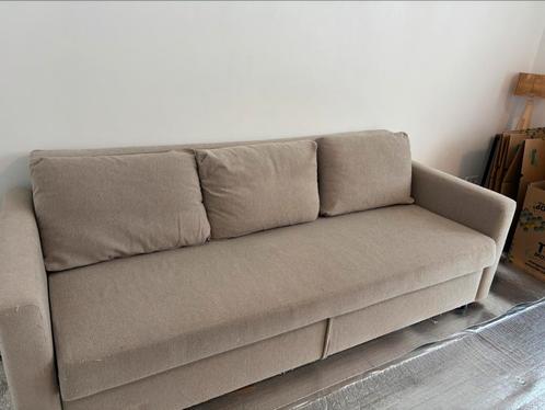 Moderne Slaapbank met Opbergruimte, Huis en Inrichting, Slaapkamer | Slaapbanken, Zo goed als nieuw, 200 cm, Tweepersoons, Grijs