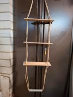 Zwemtrap/Touwladder van teakhout - 150cm lang, Ophalen, Gebruikt