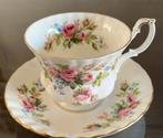 Royal Albert Moss Rose, Ophalen of Verzenden, Gebruikt, Porselein, Kop en/of schotel