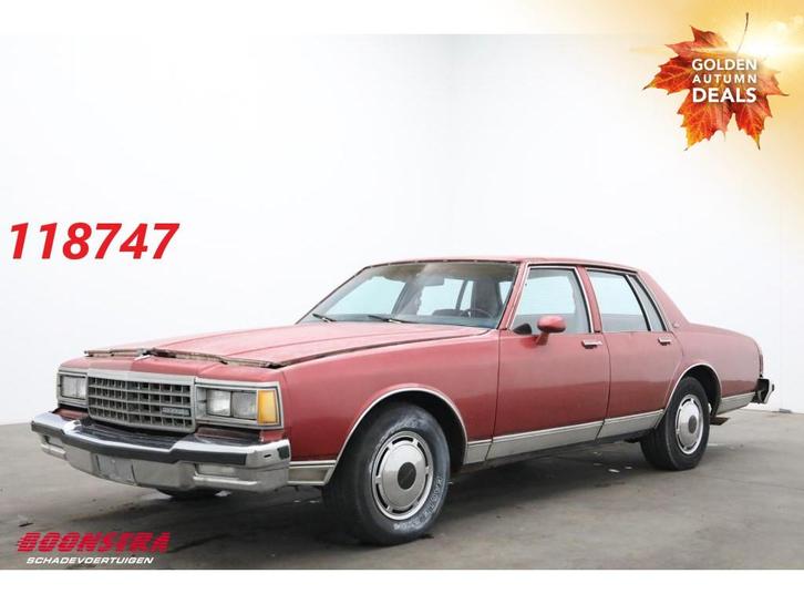 Chevrolet Caprice 5.7 350ci V8 Aut. Airco Elek Ramen 1983., Auto's, Oldtimers, Bedrijf, Te koop, Airconditioning, Radio, Chevrolet