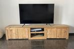Steigerhout tv meubel 220cm x 38.5 cm, Huis en Inrichting, Kasten | Televisiemeubels, Ophalen, Zo goed als nieuw, 200 cm of meer