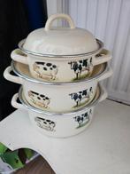 Emaille Pannen Set Boerderij Dieren, Ophalen of Verzenden
