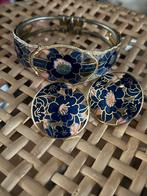 Vintage armband en oorbellen, Sieraden, Tassen en Uiterlijk, Antieke sieraden, Ophalen, Overige materialen, Armband