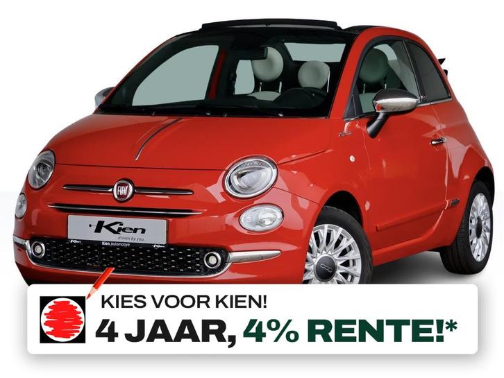 Fiat 500 C 1.0 Hybrid Dolcevita | Navi | Cruise Control | PD, Auto's, Fiat, Bedrijf, Te koop, 500C, ABS, Airbags, Airconditioning