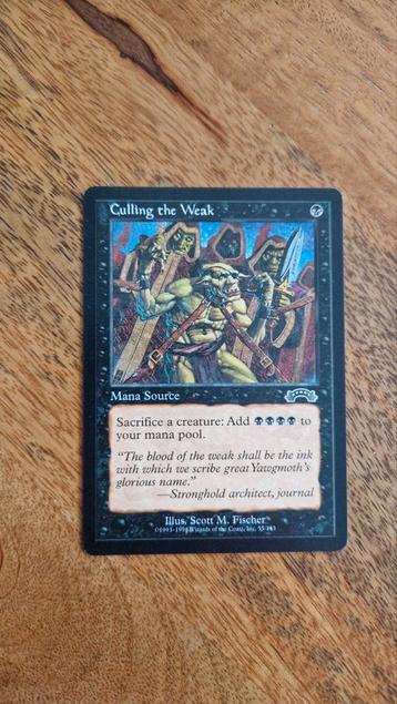 MTG Exodus - Culling the Weak beschikbaar voor biedingen