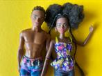 Donkere Barbie en Ken Afro / Anerican Mattel, Verzamelen, Poppen, Ophalen of Verzenden, Pop