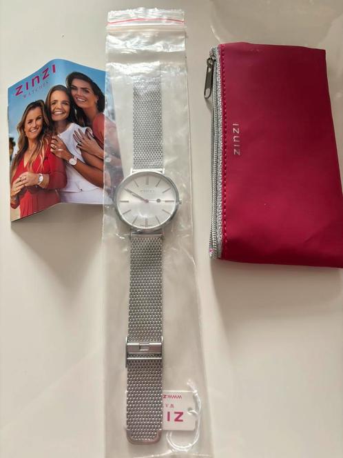 Zinzi Retro Horloge, nieuw, roestvrij staal, Sieraden, Tassen en Uiterlijk, Horloges | Dames, Nieuw, Overige merken, Staal, Ophalen of Verzenden