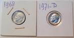 **  AMERIKA  - 2 x One Dime 1968 + 1971-D  **, Verzenden, Noord-Amerika, Setje