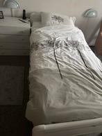 *VERLAAGD* Elekt. verstelbaar wit 1pers bed + nachtkastje, Ophalen, Verstelbaar, 90 cm, Eenpersoons