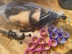 Oefenhoofd met krulspelden - Haarstyling, Ophalen, Gebruikt, Overige typen
