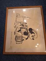 Disney Mickey Mouse en Pluto schilderij, Ophalen, Mickey Mouse, Zo goed als nieuw