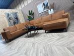 ZGAN Industriële Cognac U-Bank/Hoekbank - 350cm, Ophalen, -, -, Hoekbank