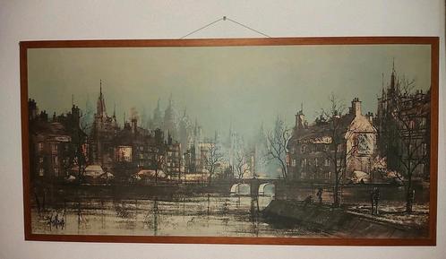Vintage Print Spires of Paris by Ron Folland, Antiek en Kunst, Kunst | Tekeningen en Foto's, Ophalen of Verzenden