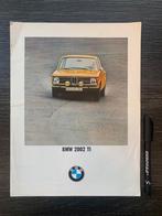 Nederlandse brochure folder BMW 2002 TI 1969, Ophalen of Verzenden, Zo goed als nieuw, BMW, BMW