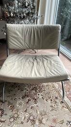 Harvink fauteuil crème, Ophalen, Gebruikt, 50 tot 75 cm, Leer