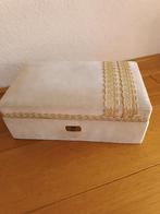 Stoffen doos velours, Antiek en Kunst, Curiosa en Brocante, Ophalen of Verzenden