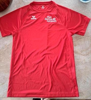 Het Goese Lyceum Erima sportshirt shirt S voor gymles school beschikbaar voor biedingen