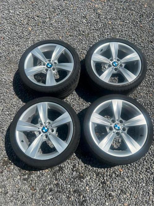 18 inch BMW 3 serie breedset velgen met zomerbanden, Auto-onderdelen, Banden en Velgen, Banden en Velgen, Zomerbanden, 18 inch