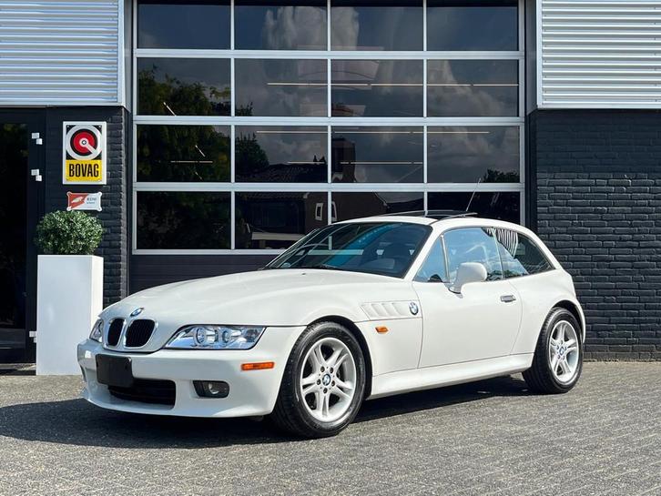 BMW Z3 Coupé 2.8 Automaat, Airco, Pano, Alpine Weis, Uniek!, Auto's, Oldtimers, Particulier, Te koop, ABS, Airbags, Airconditioning