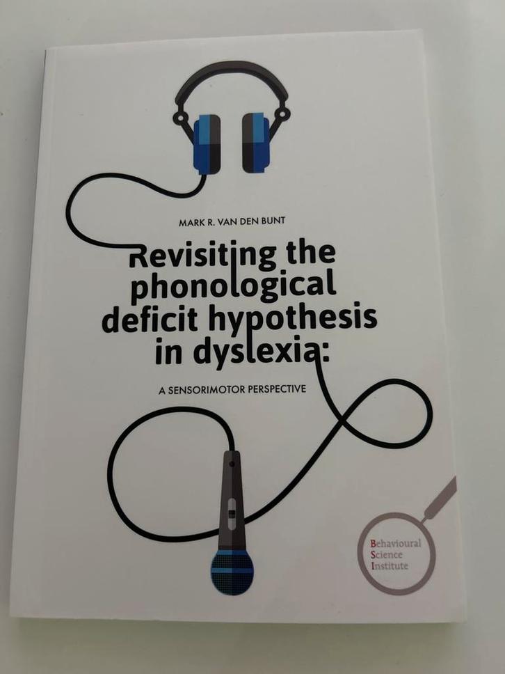 Dyslexie en Fonologie - Mark R. van den Bunt, Boeken, Psychologie, Zo goed als nieuw, Ontwikkelingspsychologie, Ophalen of Verzenden