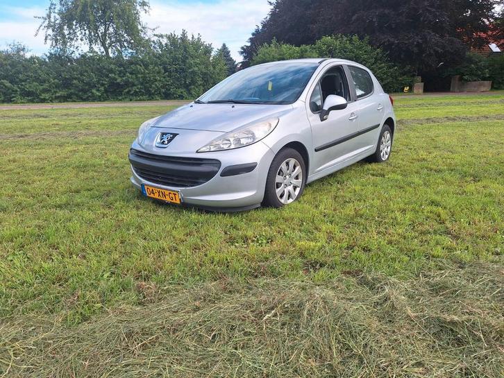 Leuke Peugeot 207 1.4 5DRS 2007 Grijs km 110750 N.A.P apk to, Auto's, Subaru, Bedrijf, Justy, Benzine, E, Hatchback, Handgeschakeld