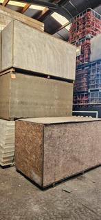 4 grote houten kisten | incl steenwol | goedkoop, 4 tot 8 cm, Vloerisolatie, Info@woodfarm.nl, Ophalen of Verzenden