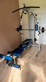 Complete Kettler Gym met veel gewichten!, Ophalen, Krachtstation, Armen, Zo goed als nieuw