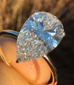 Gouden ring met VVS2 diamant van 3 caraat met certificaat!, Nieuw, Ophalen of Verzenden, 17 tot 18, Met edelsteen