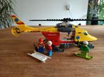 Lego City Ambulance Helikopter 60179 Compleet, Kinderen en Baby's, Speelgoed | Duplo en Lego, Ophalen of Verzenden, Zo goed als nieuw