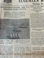 Torpedobootjagers VS naar Canada 1940, Verzamelen, Militaria | Tweede Wereldoorlog, Ophalen of Verzenden, Nederland, Embleem of Badge