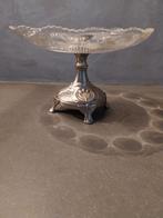 Art Nouveau Bonbonschaal met Zilveren Voet, Ophalen of Verzenden