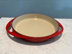 Le Creuset Tarte Tatin 28 cm in nieuwstaat, Gietijzer, Ophalen of Verzenden, Zo goed als nieuw, Keramische plaat