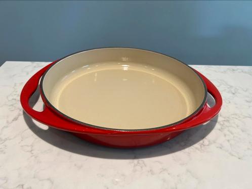 Le Creuset Tarte Tatin 28 cm in nieuwstaat, Huis en Inrichting, Keuken | Potten en Pannen, Zo goed als nieuw, Koekenpan of Braadpan