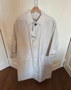 Zara witte beige lange trenchcoat, gabardine jas, maat S-M, Zara, Maat 48/50 (M), Beige, Nieuw