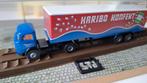 Brekina 4851 Mercedes Benz O Haribo Konfekt oplegger, 1/87, Ophalen of Verzenden, Zo goed als nieuw, Bus of Vrachtwagen, Brekina