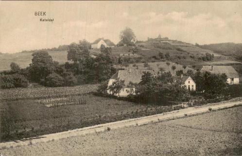 Beek Keteldal landschapszicht, Verzamelen, Ansichtkaarten | Nederland, Ongelopen, Gelderland, Voor 1920, Ophalen of Verzenden