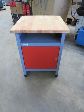 Küpper 12092 Bijzettafel werktafel met houtenblad beschikbaar voor biedingen