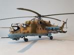 Mi-24 Hind helicopter 1:48 gebouwd model met  upgrades, Helikopter, Zo goed als nieuw, Groter dan 1:72, Ophalen
