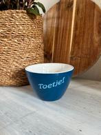Blauw Toetje Schaaltje, Gebruikt, Keramiek, Ophalen of Verzenden, Kom(men)