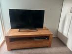 Teakhouten TV Meubel, Ophalen, Gebruikt, 100 tot 150 cm, Teakhout
