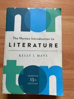 The Norton Introduction to Literature shorter 13th edition, Gelezen, Kelly J. Mays, Ophalen of Verzenden, Alpha