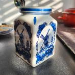 Delfts blauw mosterdpotje uit de Zaanstreek, Antiek en Kunst, Antiek | Keramiek en Aardewerk, Ophalen of Verzenden