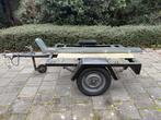 Motor/scooter aanhanger wit kenteken, Auto diversen, Aanhangers en Bagagewagens, Ophalen, Gebruikt