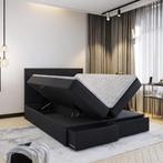 OP=OP Opberg Boxspring met Lade 200 x 200 Zwart