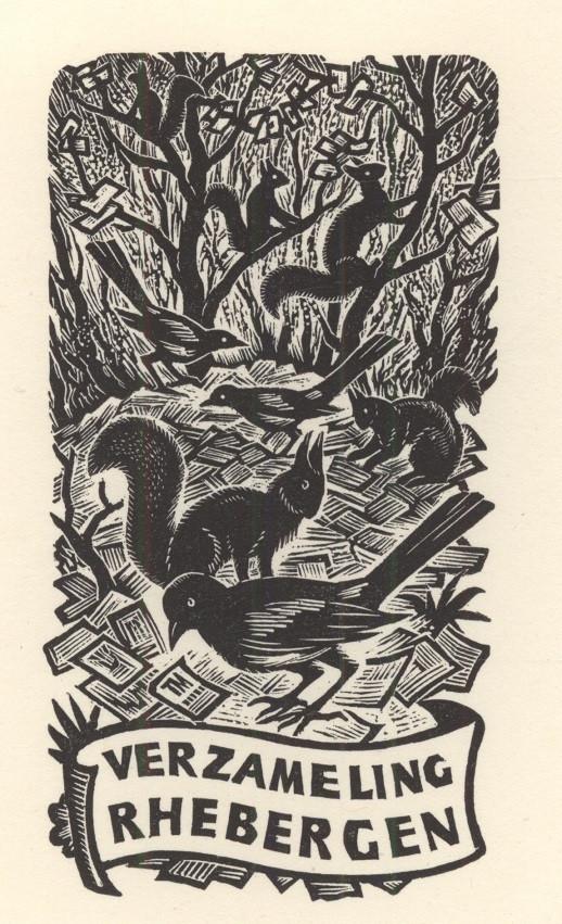 0357 Ex Libris Nederland : Thijs Mauve, 1953, Verzenden