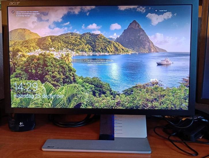 Monitor Acer S243 HL (24 inch, 2x HDMI, 1x VGA, speaker), Computers en Software, Monitoren, Zo goed als nieuw, 61 t/m 100 Hz, HDMI