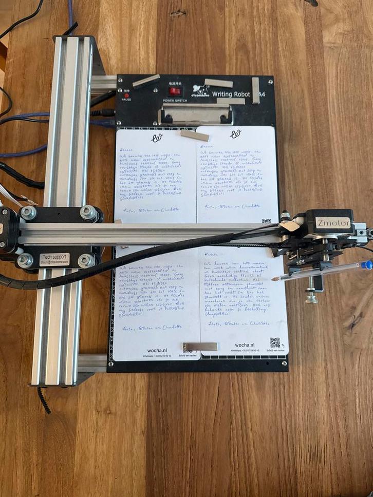 Kaartjes Schrijf Machine / X-Y Plotter, Hobby en Vrije tijd, Elektronica-componenten, Zo goed als nieuw, Ophalen of Verzenden