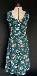 Vintage 70s bloemenjurk-40🧡, Kleding | Dames, Groen, Maat 38/40 (M), Vintage, Ophalen of Verzenden